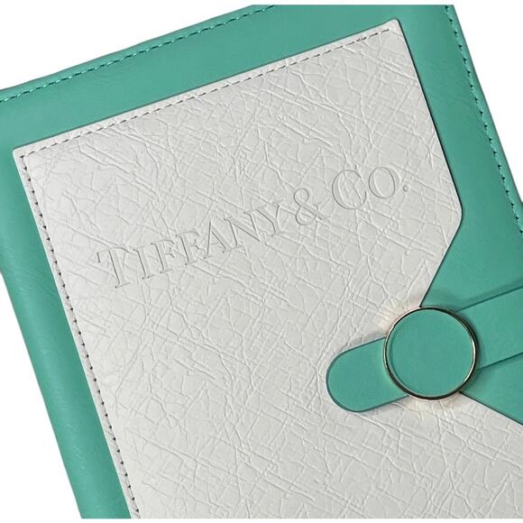 NEW Tiffany & Co Blue and White Notebook Journal Magnetic Closure - Picture 2 of 10